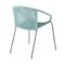 Armen Living Snack Indoor Outdoor Stackable Steel Dining Chair with Wasabi Rope, PK2 LCSNSIWSB - alternate 7